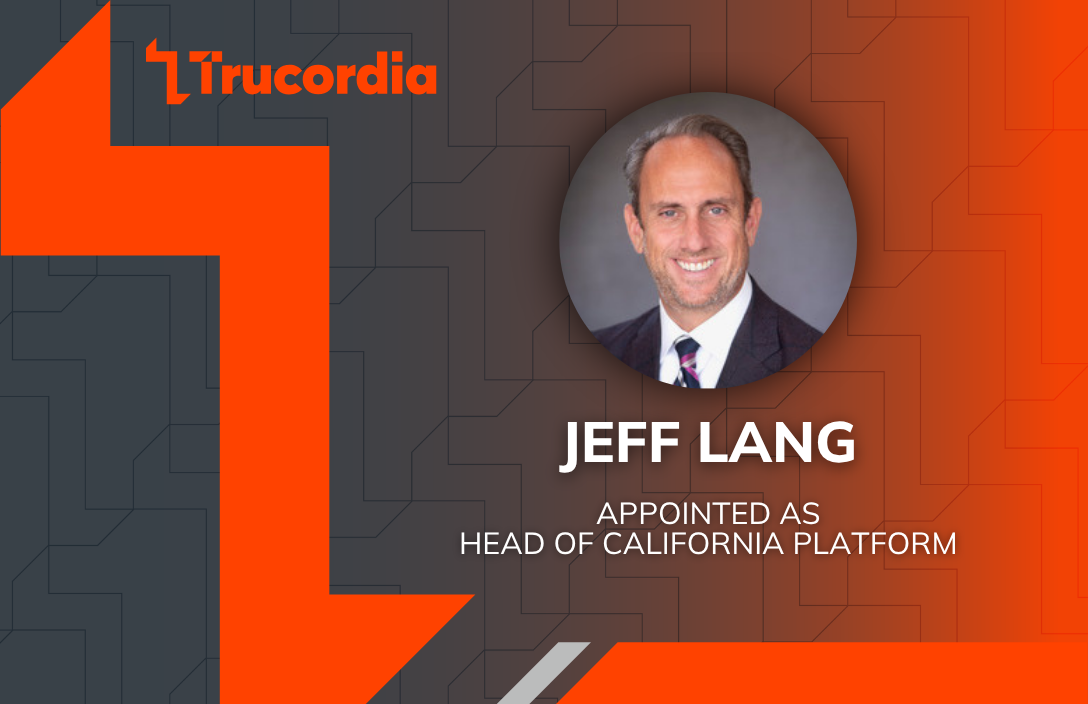 Trucordia Names Jeffrey Lang SVP, California Platform Leader